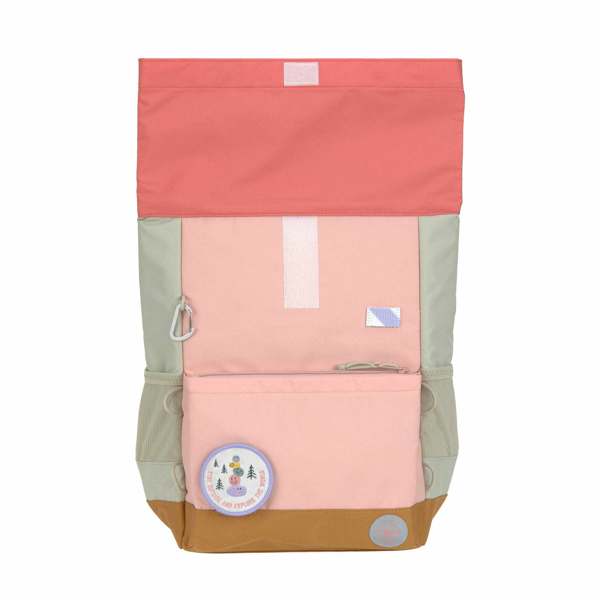 Lassig Medium Rolltop Backpack – Sunny Explorer Collection - rose/pink