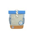 Lassig Mini Rolltop Backpack – Sunny Explorer Collection - green/blue
