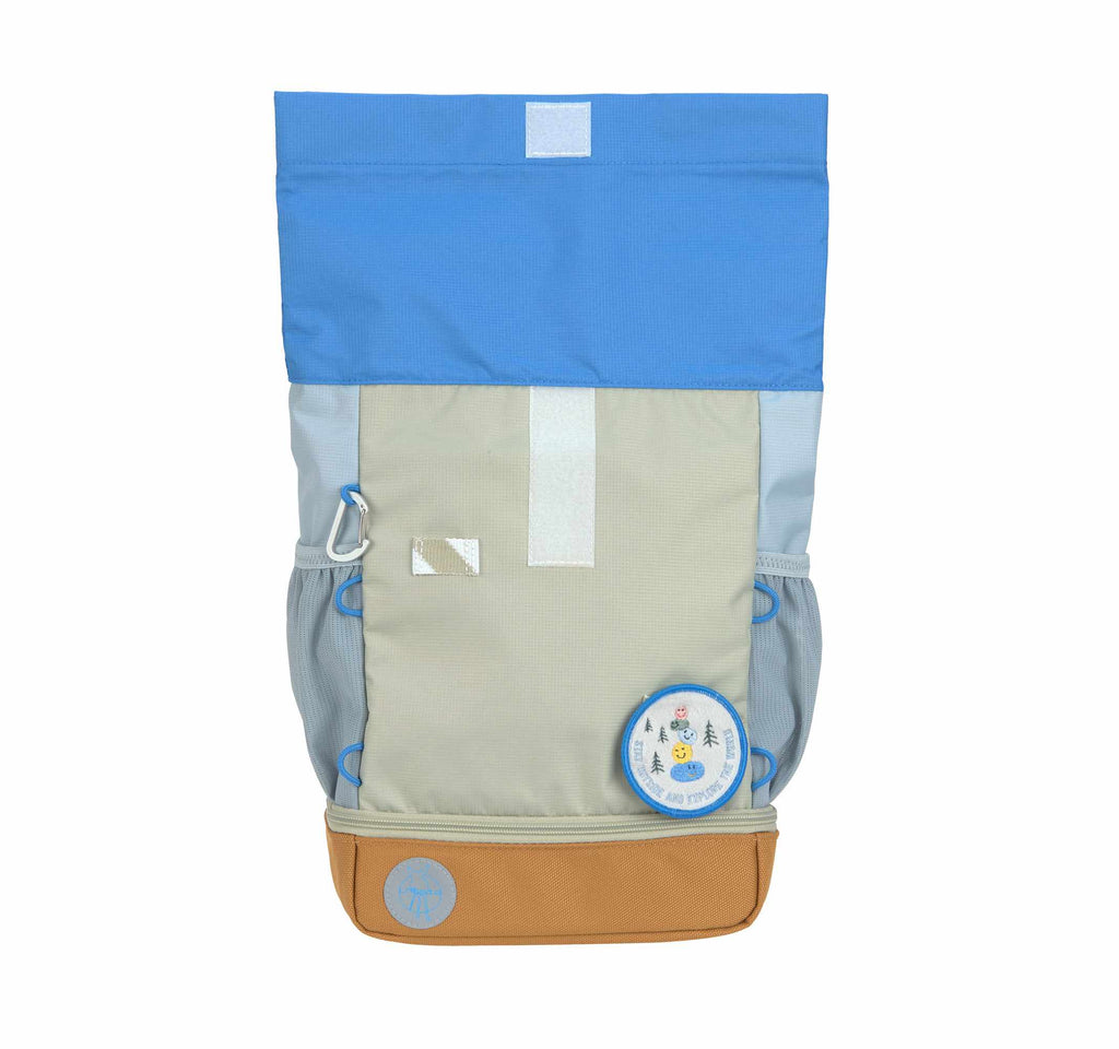 Lassig Mini Rolltop Backpack – Sunny Explorer Collection - green/blue