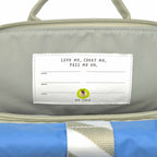 Lassig Mini Rolltop Backpack – Sunny Explorer Collection - green/blue
