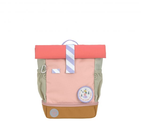 Lassig Mini Rolltop Backpack – Sunny Explorer Collection - rose/pink