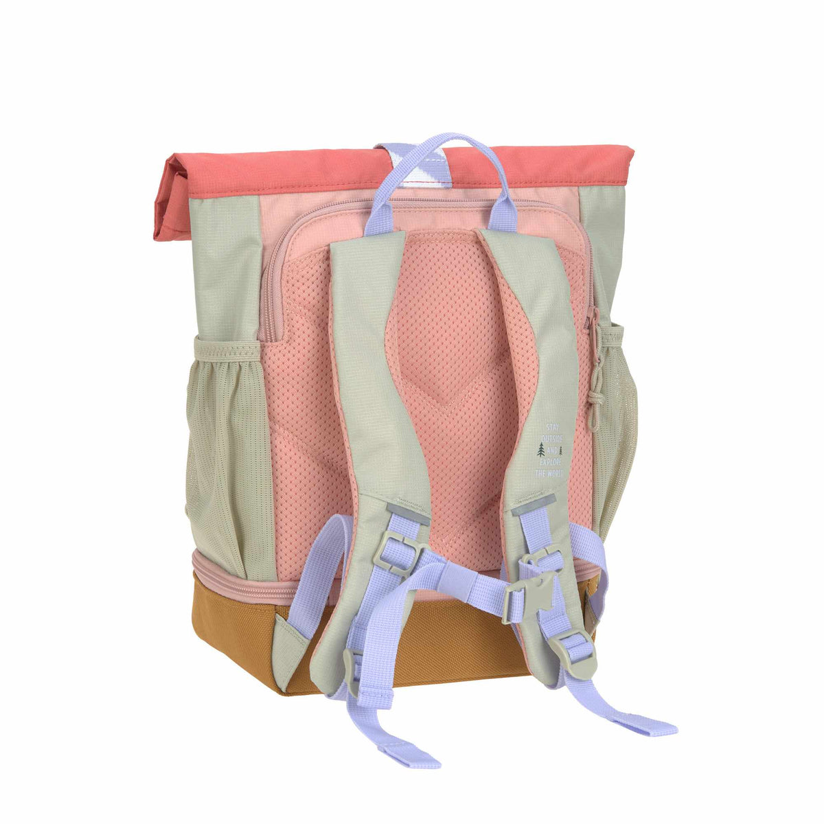 Lassig Mini Rolltop Backpack – Sunny Explorer Collection - rose/pink