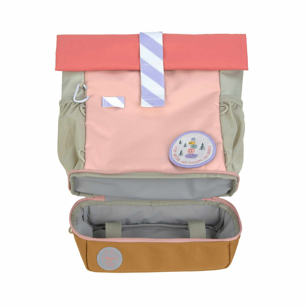 Lassig Mini Rolltop Backpack – Sunny Explorer Collection - rose/pink