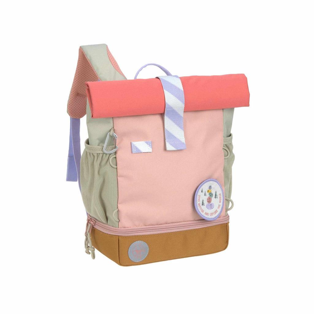 Lassig Mini Rolltop Backpack – Sunny Explorer Collection - rose/pink