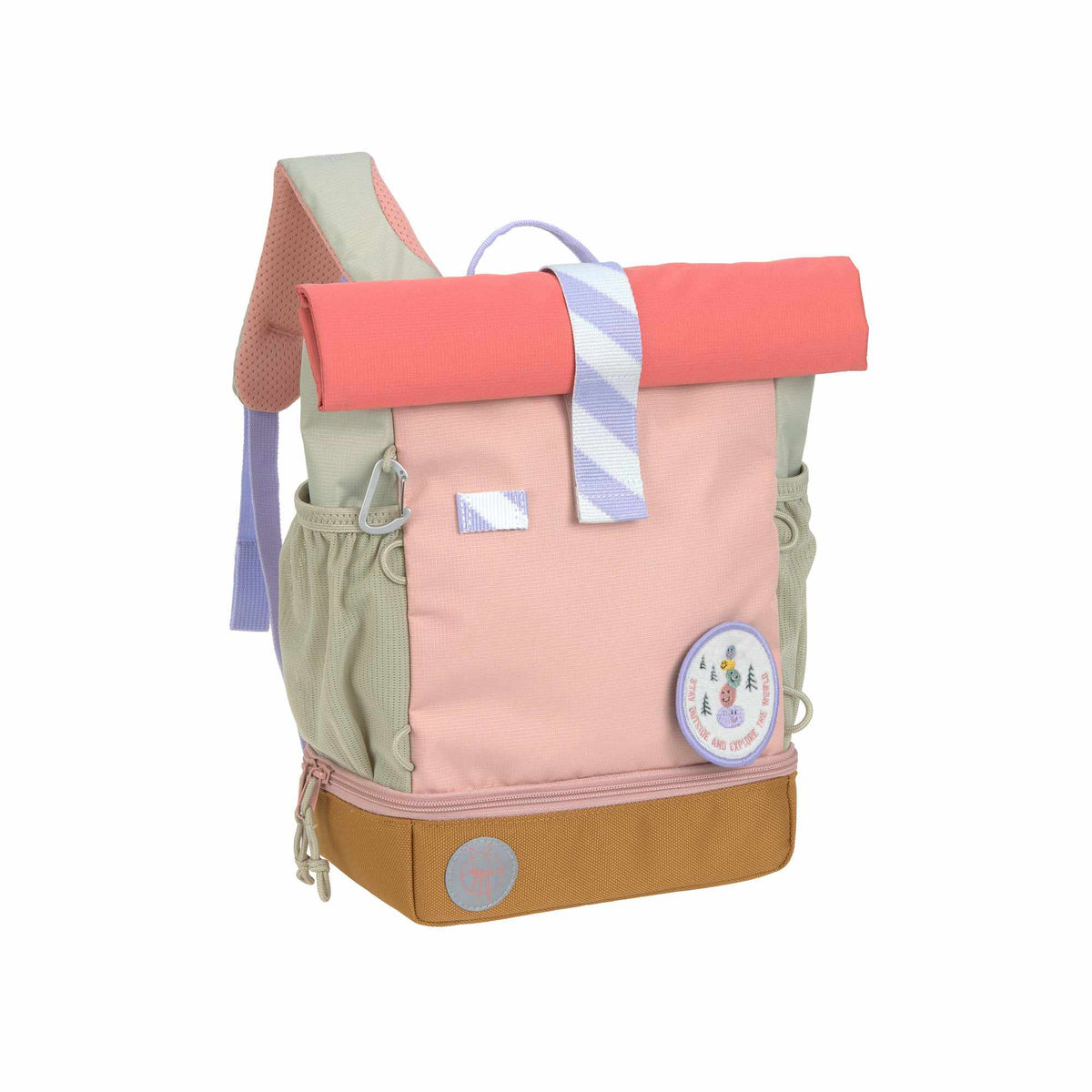 Lassig Mini Rolltop Backpack – Sunny Explorer Collection - rose/pink