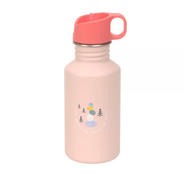 Lassig Stainless Steel Bottle – Sunny Explorer Collection - rose/pink