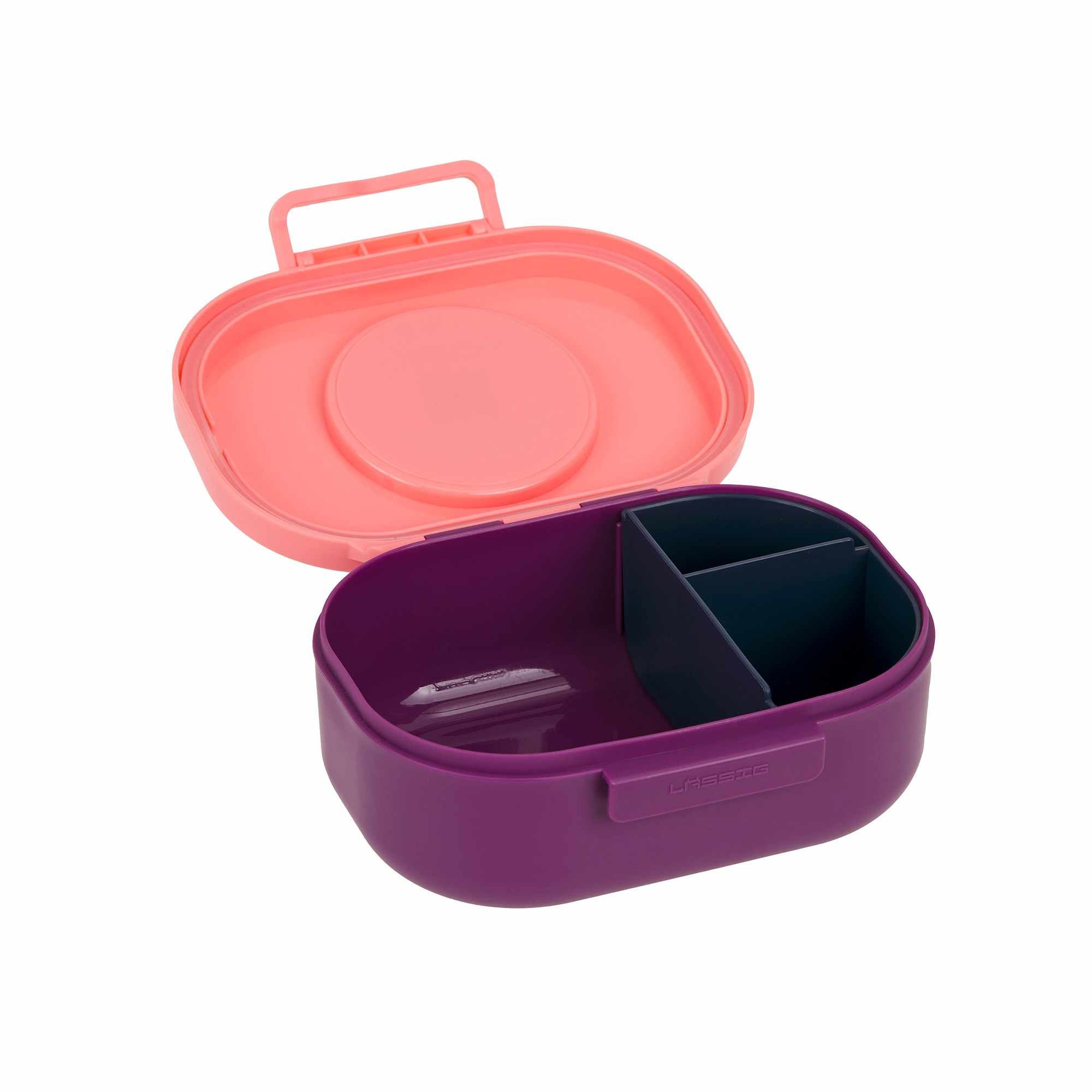 Lassig Style & Snack Lunch Box – Unique - berry/pink