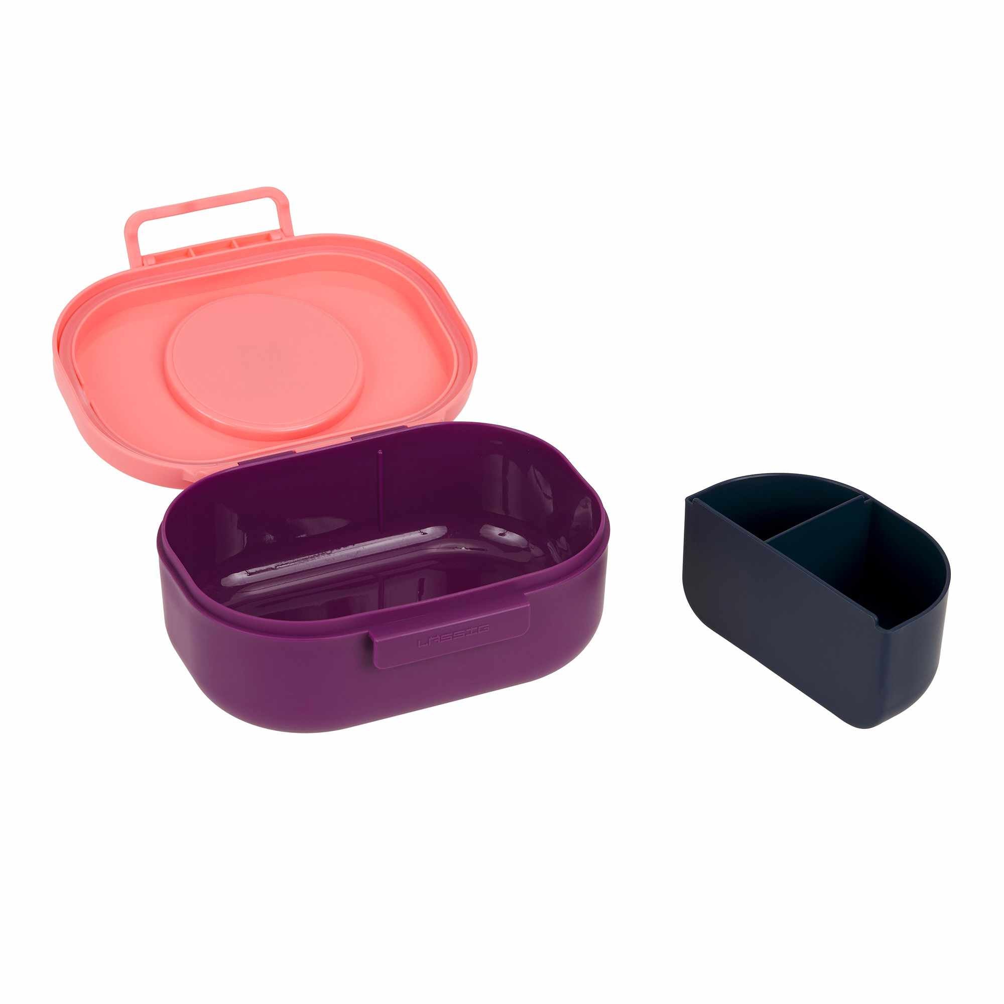 Lassig Style & Snack Lunch Box – Unique - berry/pink