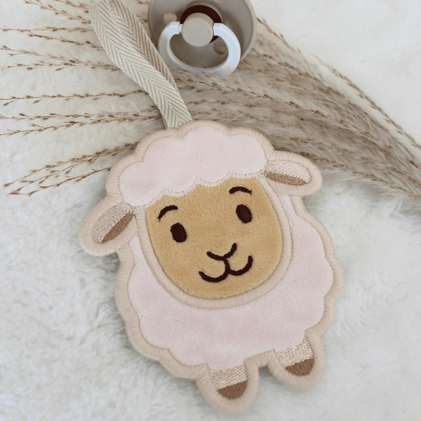 Chewies and More Sheep Pacifier Cloth