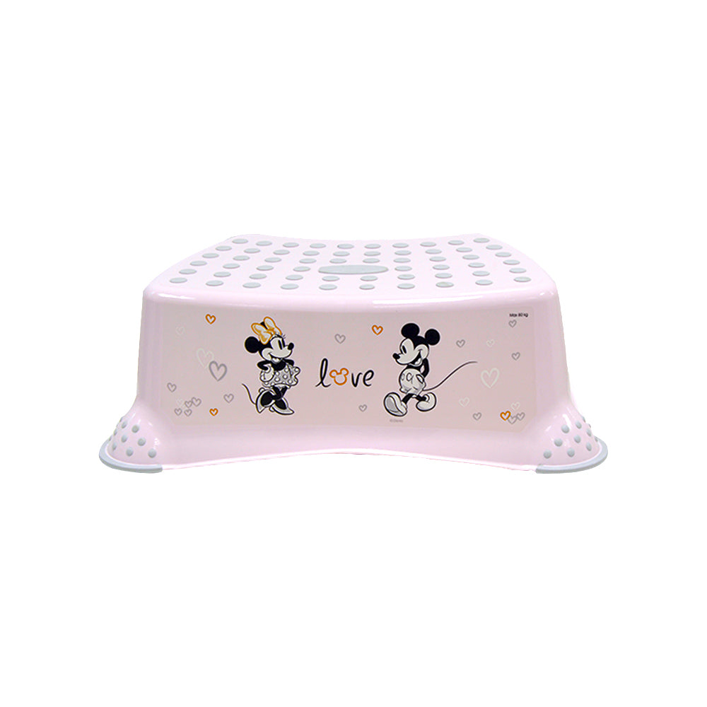 Keeeper Disney-Step Stool With Anti-Slip Function - Minnie Mickey Pink 40 x 28 x 14