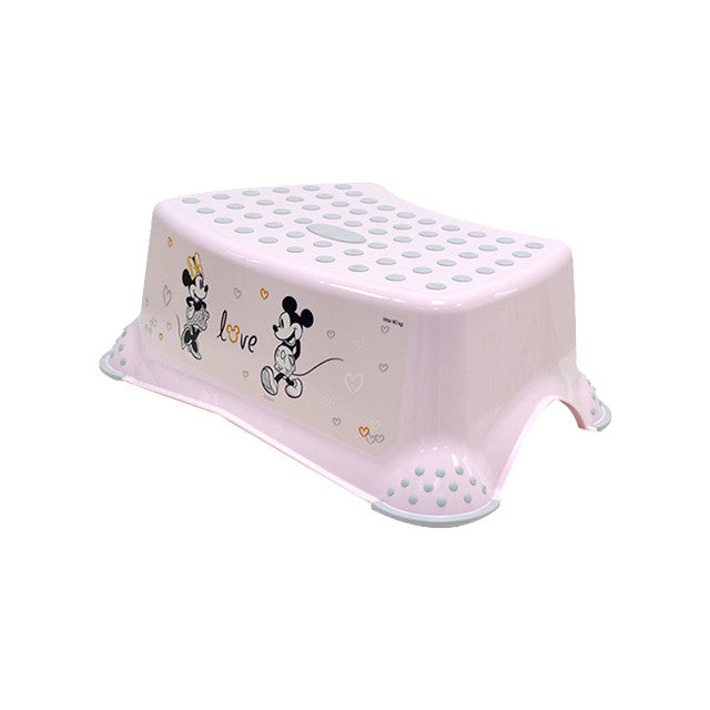 Keeeper Disney-Step Stool With Anti-Slip Function - Minnie Mickey Pink 40 x 28 x 14