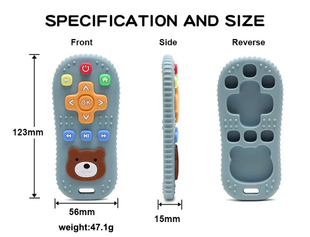 TINY'S BABY TEETHER - REMOTE CONTROL SHAPE