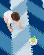 Skip Hop Playspot Geo Floor Tiles Blue Ombre