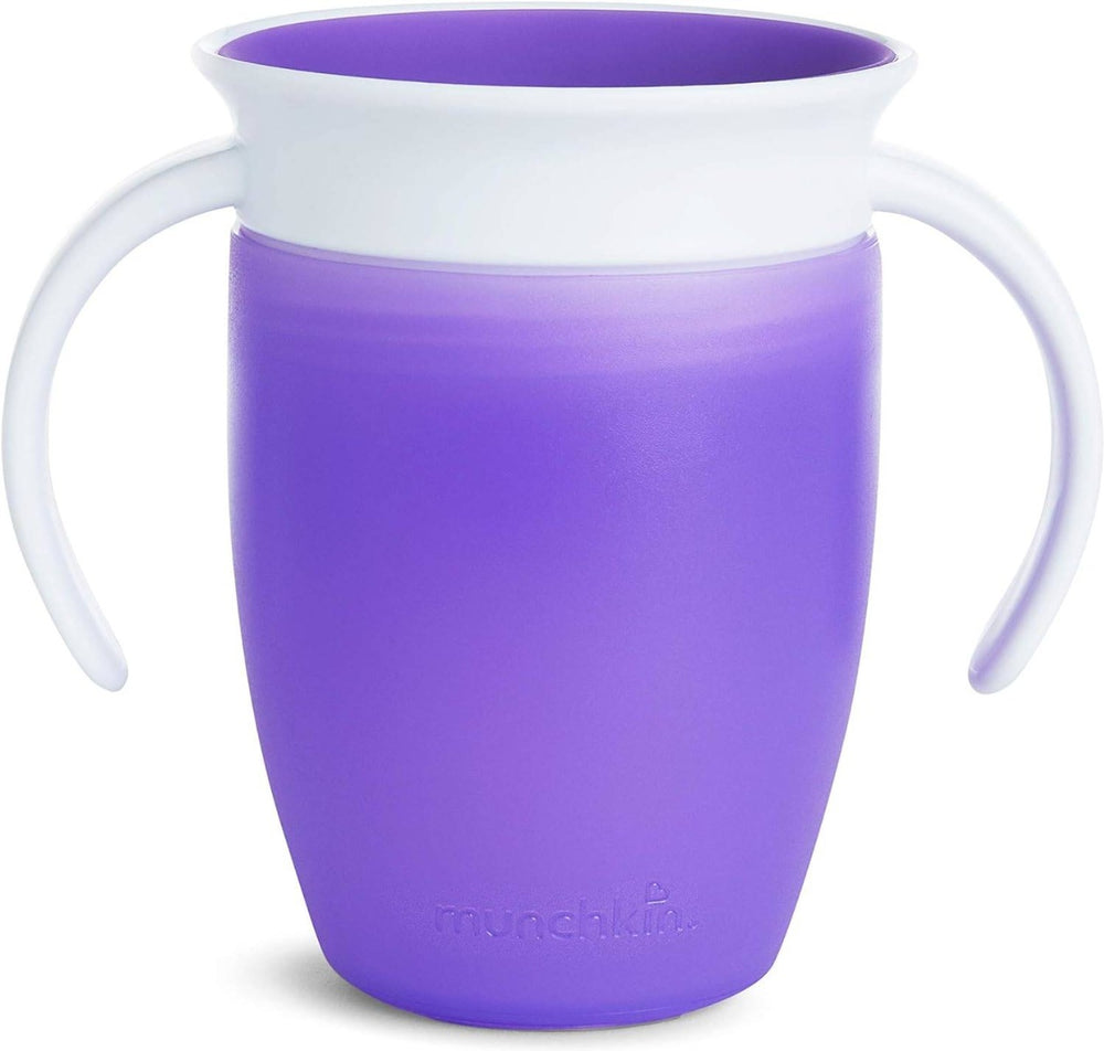 Munchkin Miracle® 360° Trainer Cup 7 oz - Purple 6 months +