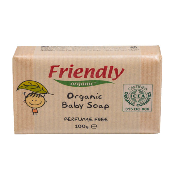 FRIENDLY ORGANIC-ORGANIC BABY SOAP PERFUME FREE 100 g