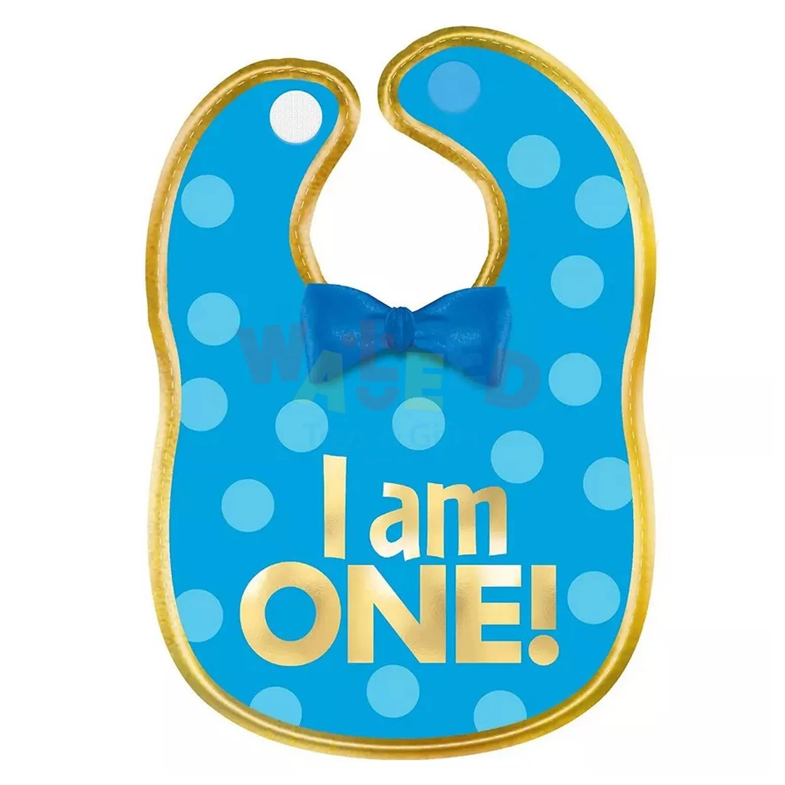 1ST BIRTHDAY BOY FABRIC BIB