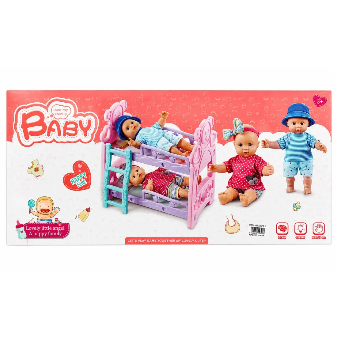 2 Baby with Double Bed