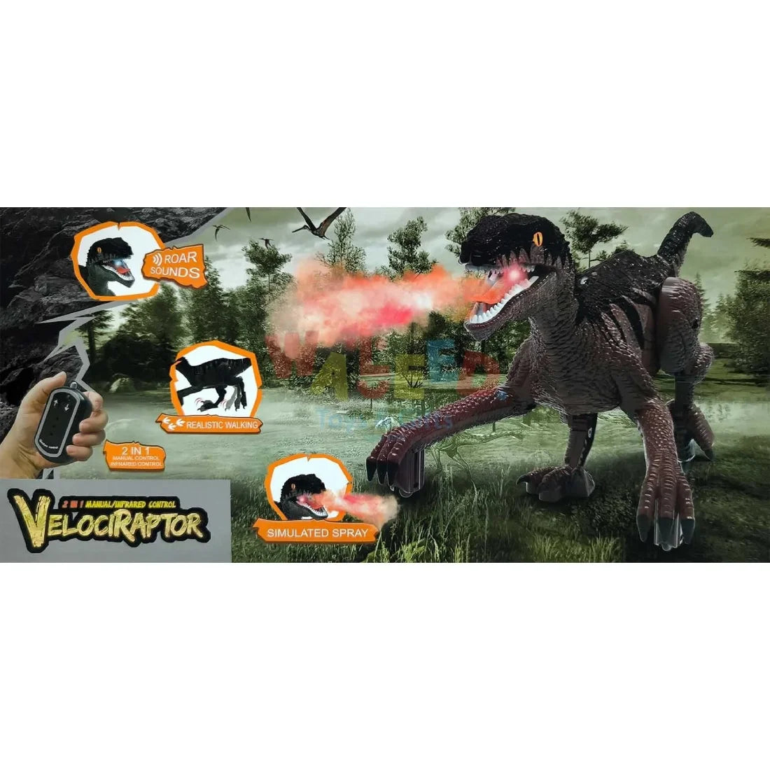 2 In 1 Gravity Sensor Walking Dinosaur Toy