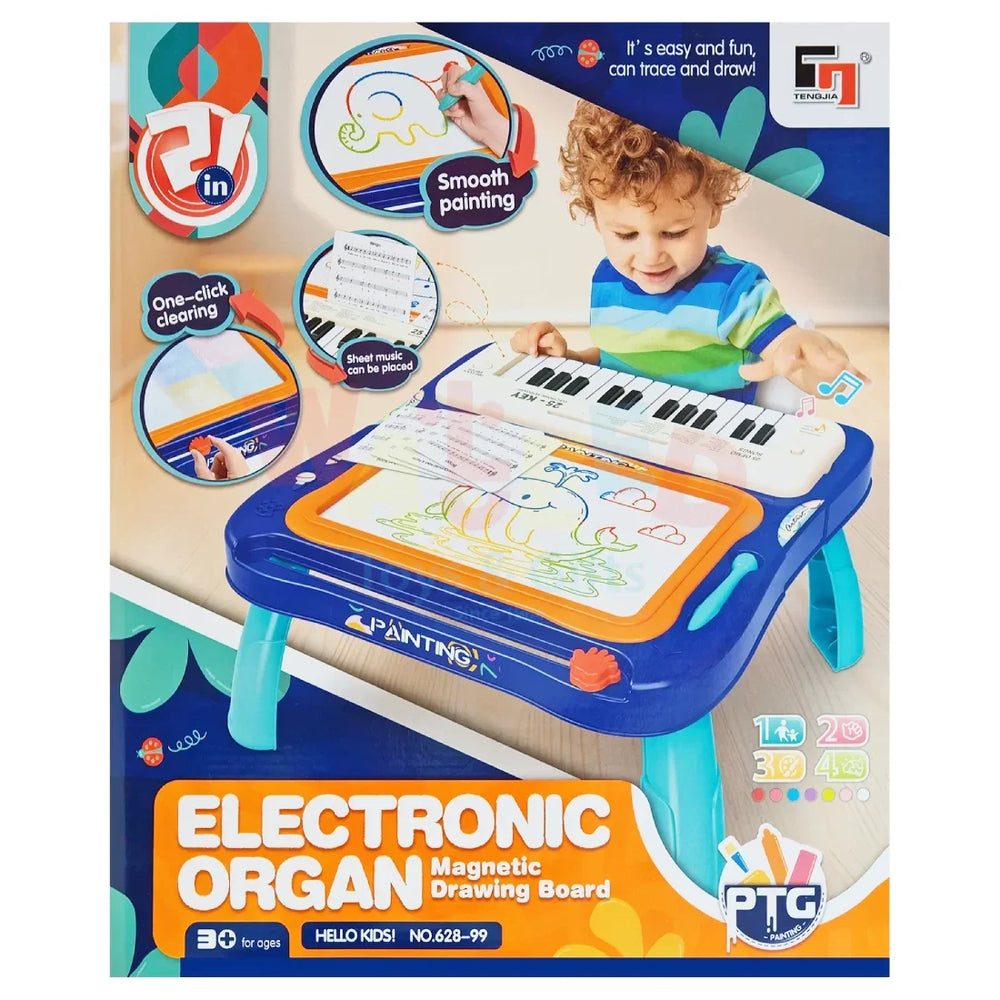 2 In 1 Kids Musical Drawing Board with Keyboard