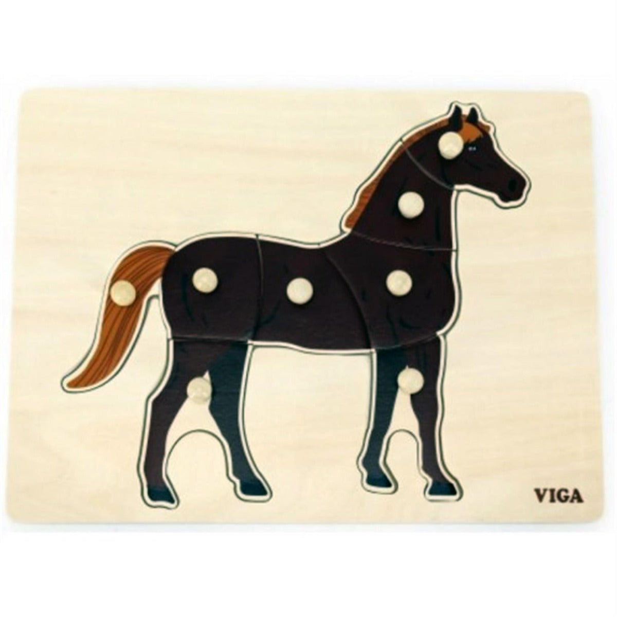 Viga Montessori Puzzle Horse
