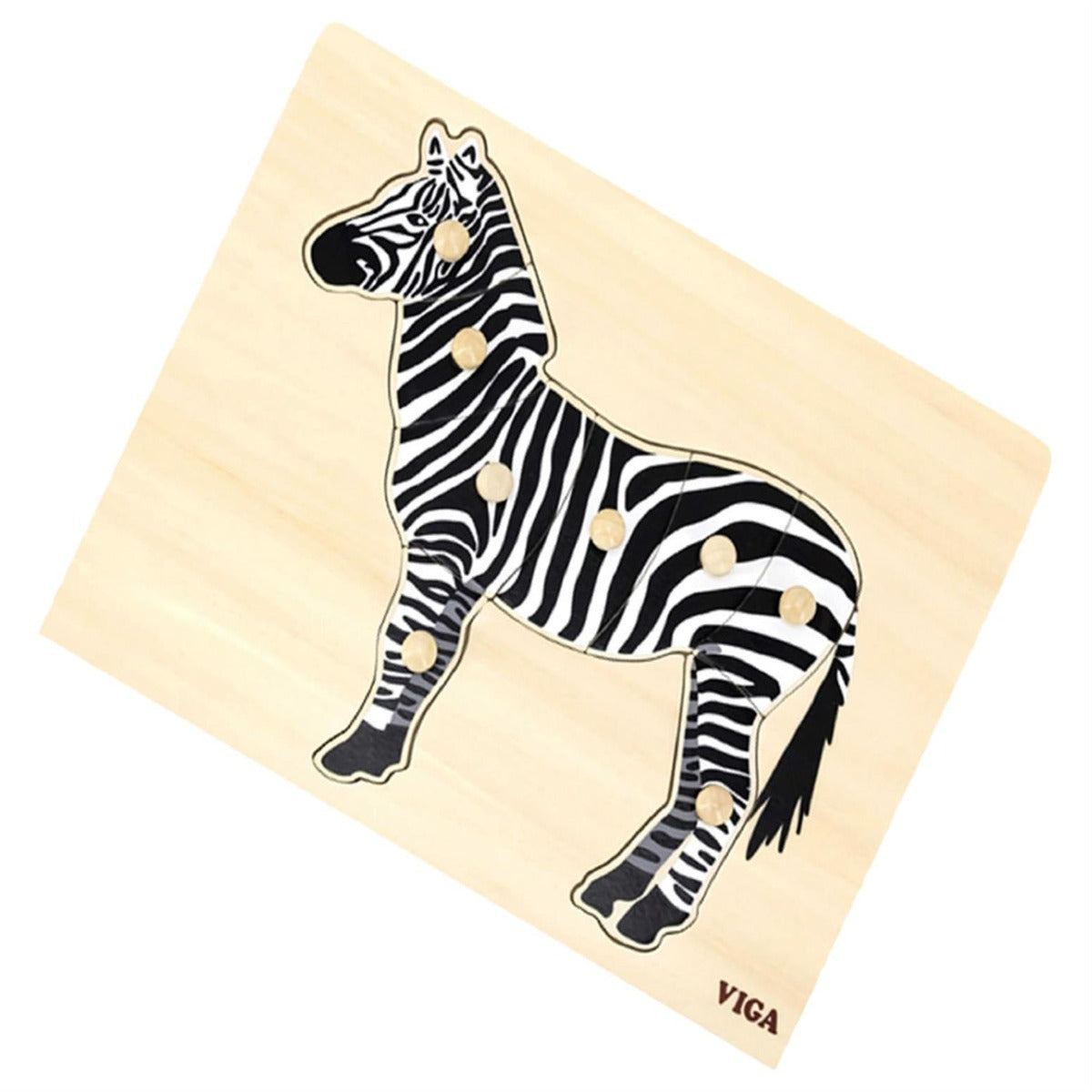 Viga Montessori Puzzle Zebra