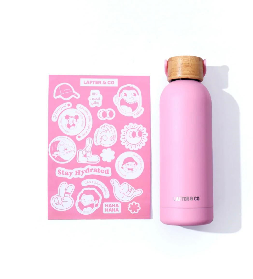 Lafter Co Pink Stainless Steel Bottle