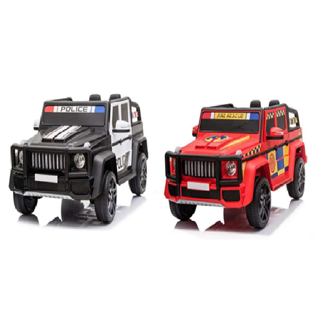 R/C POLICE JEEP 12 V-Black