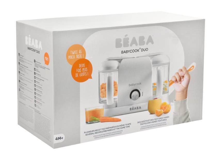 BEABA - BABYCOOK DUO - WHITE/SILVER