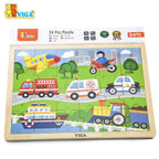 24 pcs Puzzle - Transportation