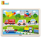 24 pcs Puzzle - Transportation