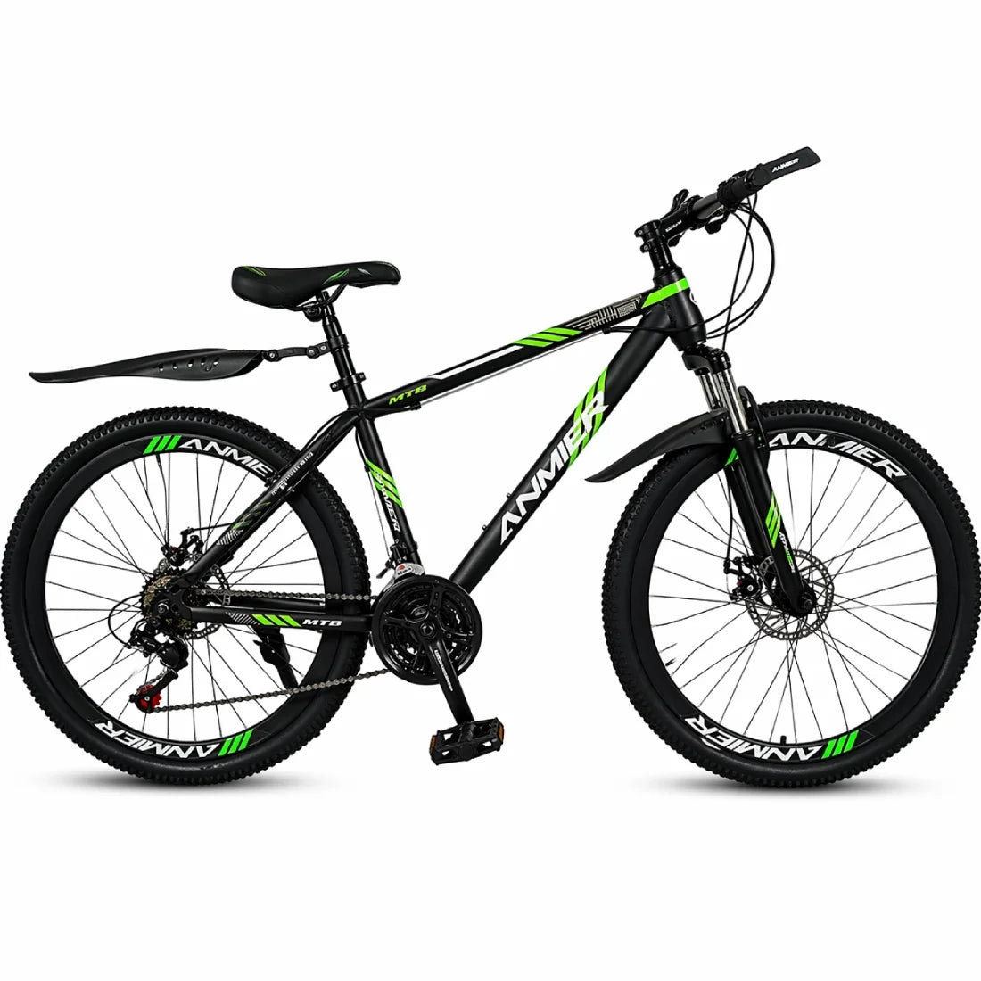 26 Inch Kids Bicycle 21 Speed Dual Suspension Splash Guard