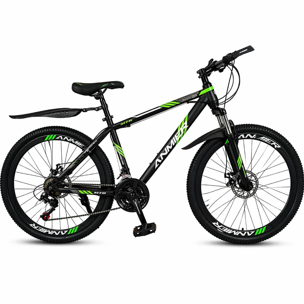 26 Inch Kids Bicycle 21 Speed Dual Suspension Splash Guard