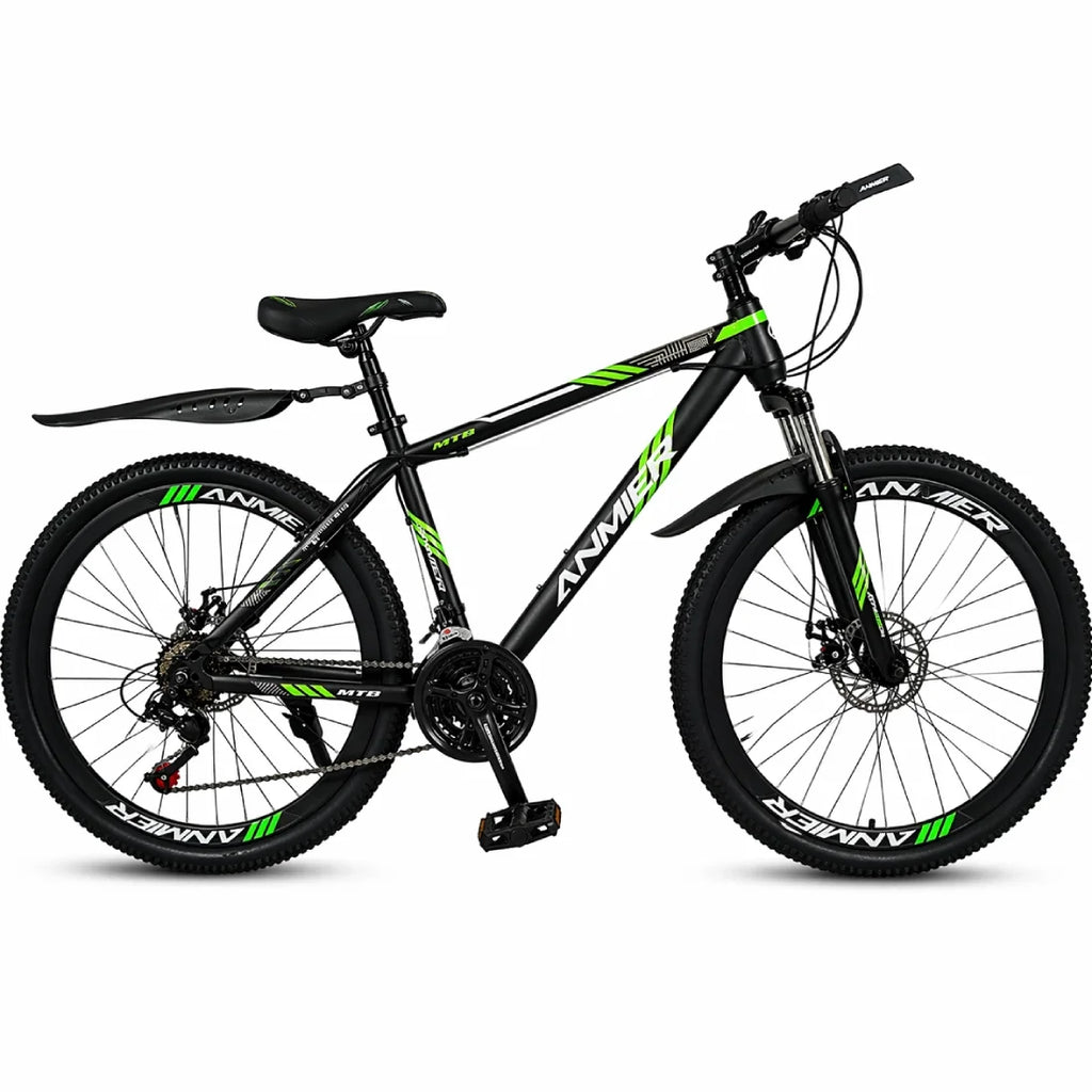 26 Inch Kids Bicycle 21 Speed Dual Suspension Splash Guard