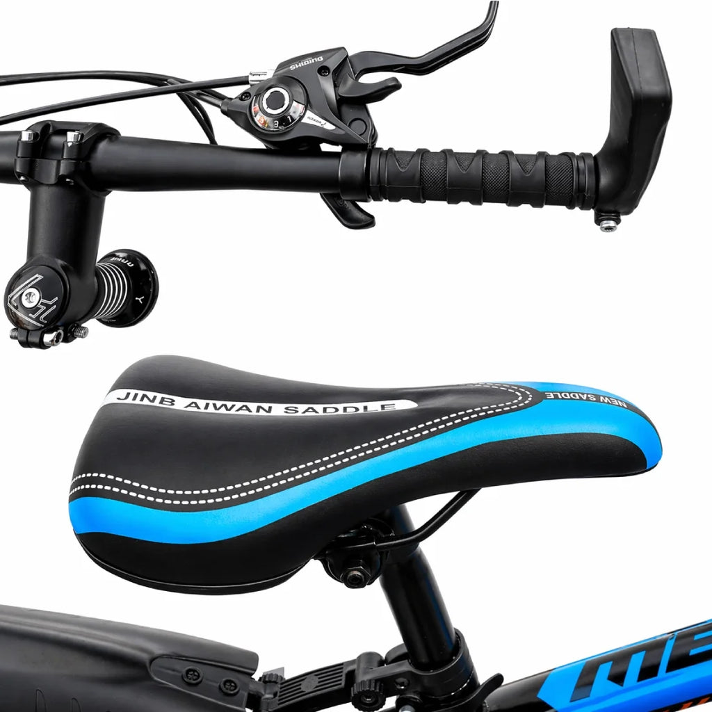 26 Inch Mountain Bike 21 Speed Dual Suspension Splash Guard