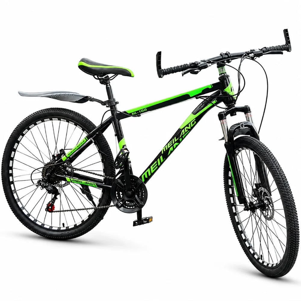 26 Inch Mountain Bike 21 Speed Dual Suspension Splash Guard