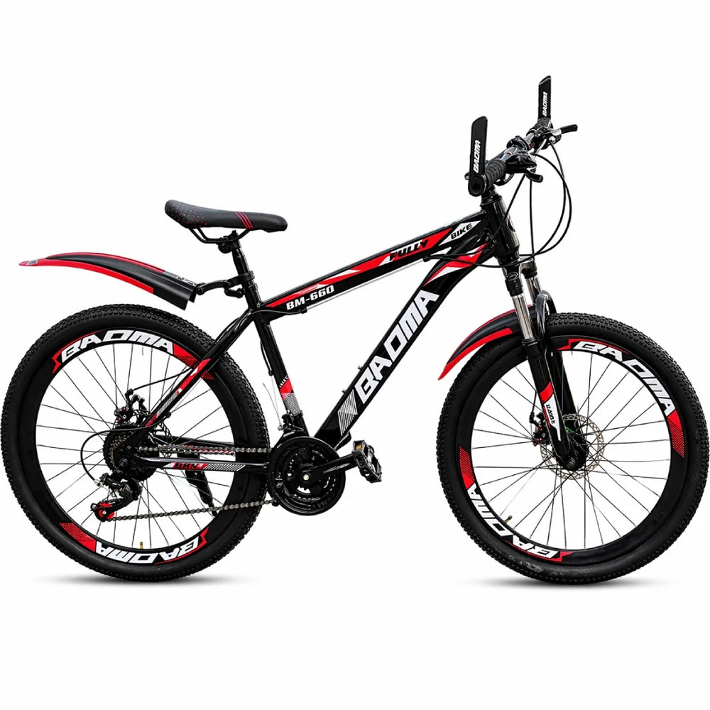 26 Inch Mountain Bike Shimano 7 Speed Shock Absorption Bicycle