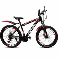 26 Inch Mountain Bike Shimano 7 Speed Shock Absorption Bicycle