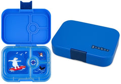 يم بوكس ​​بانينو - صندوق الطعام مانع للتسرب - 4 أقسام - ازرق / الدب القطبي