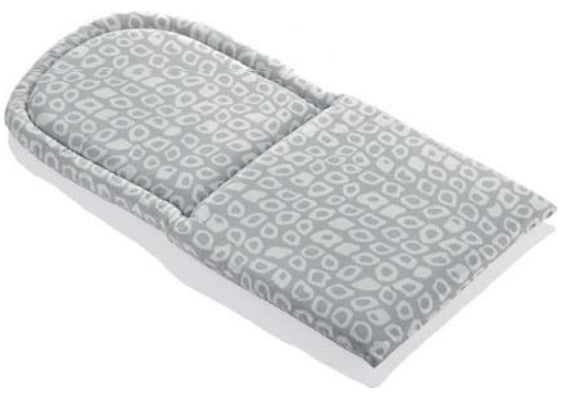 BABYJEM HIGH CHAIR PAD / GREY SQUARE DESIGN