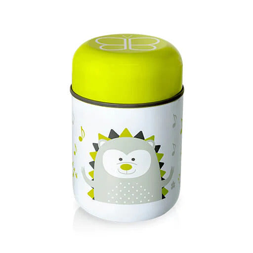 BBLUV Foöd - Thermal food container with spoon and bowl - Lime Green