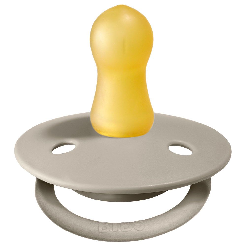 Bibs Pacifier DeLux (Latex) Sz 2 - Toddler (+6M) 1pc - Sand