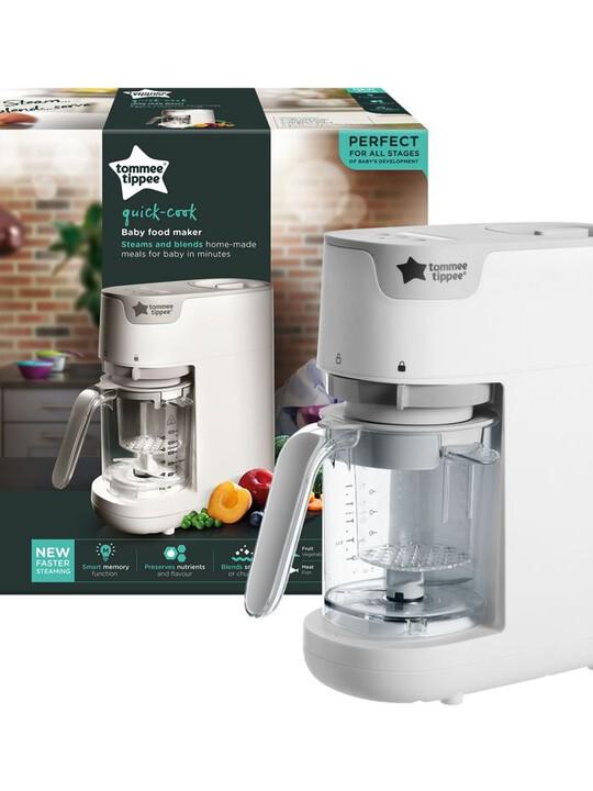 Tommee Tippee Quick Cook Baby Food Steamer Blender-White Adult