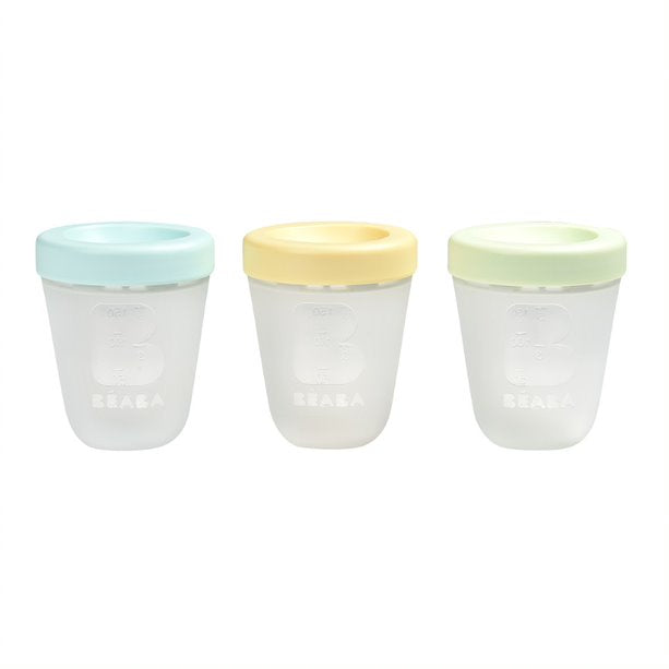 Beaba Silicone Portions Set of 3 Spring