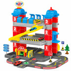 3-Level Parking Garage with Roads