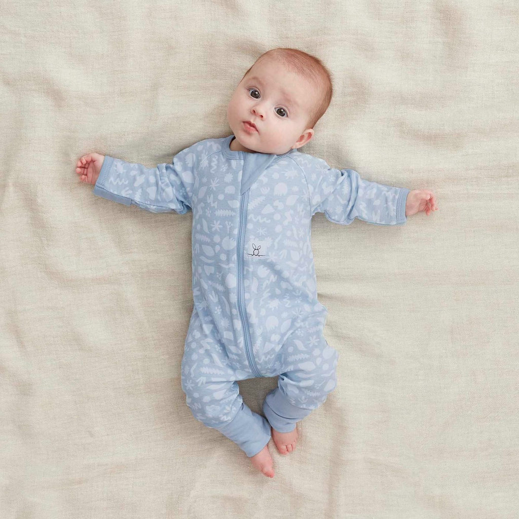 Ergo Pouch Tog 0.2 Layers Long Sleeve Shadowlands-0-3 months-0-3 months