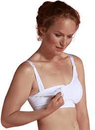 كاريويل- حمالة صدر للحمل والرضاعة عضوية – أبيض – لارج