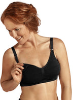 كاريويل- حمالة صدر للحمل والرضاعة عضوية – أسود – ميديام