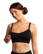 Carriwell Original Maternity & Nursing Bra Black L