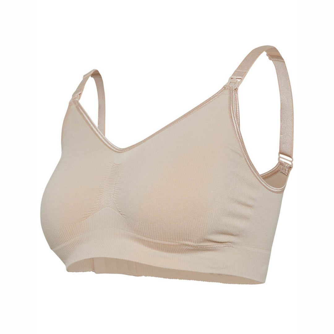 كاريويل- حمالة صدر للحمل والرضاعة عضوية – عسلي – أكس لارج