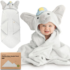 Elephant Boy Hooded Baby Bath Towels for Newborn